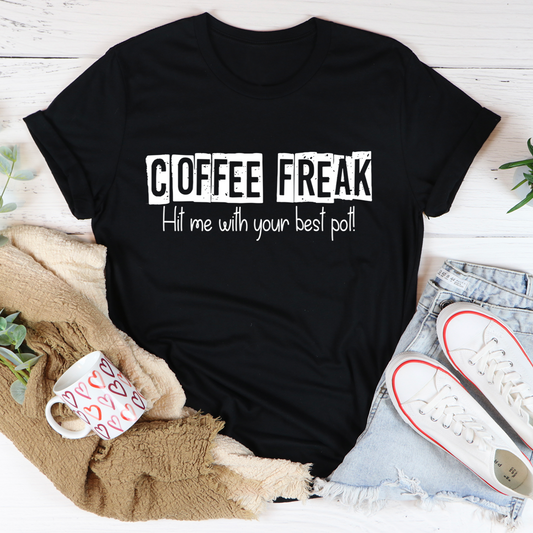 'Coffee Freak' Graphic T-Shirt