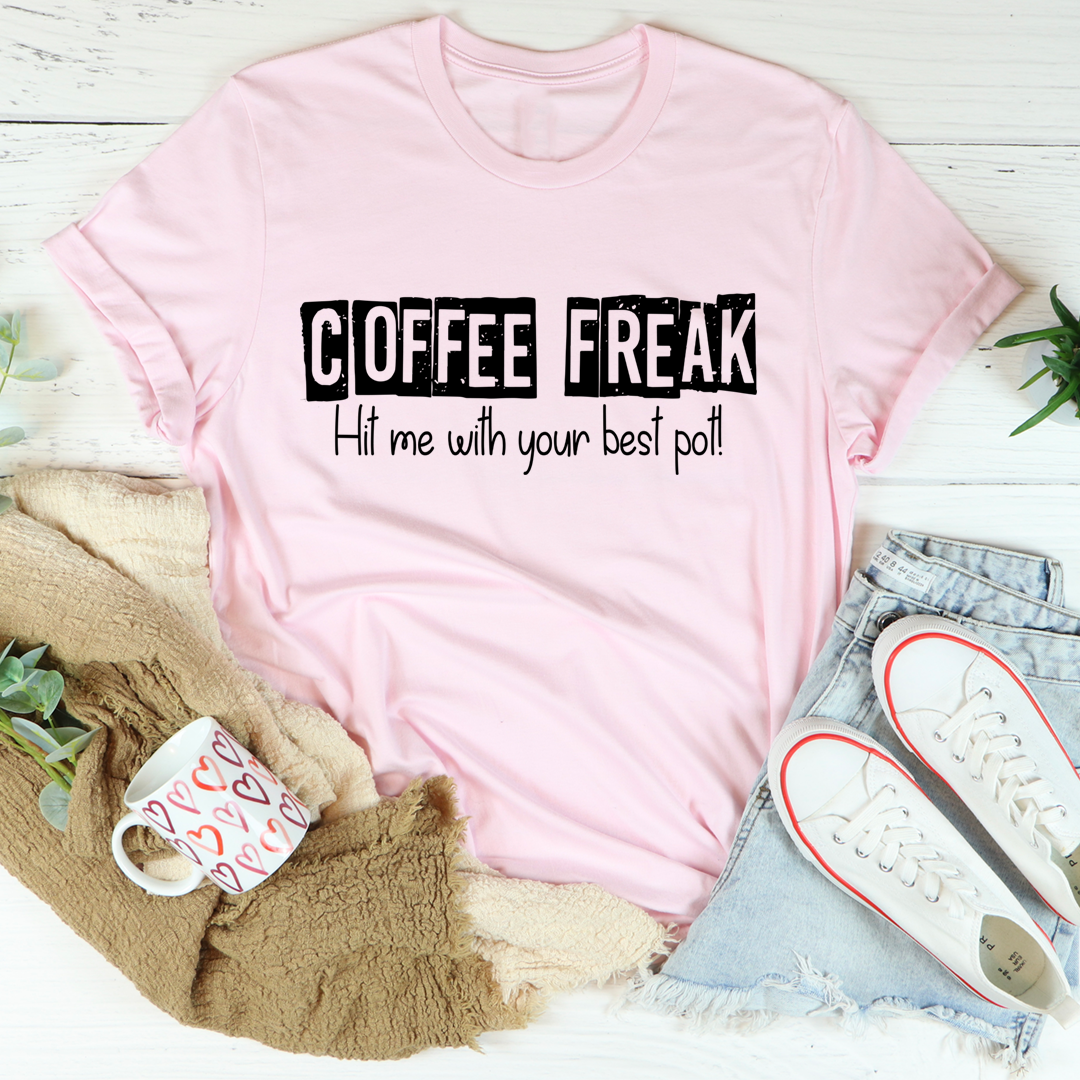 'Coffee Freak' Graphic T-Shirt