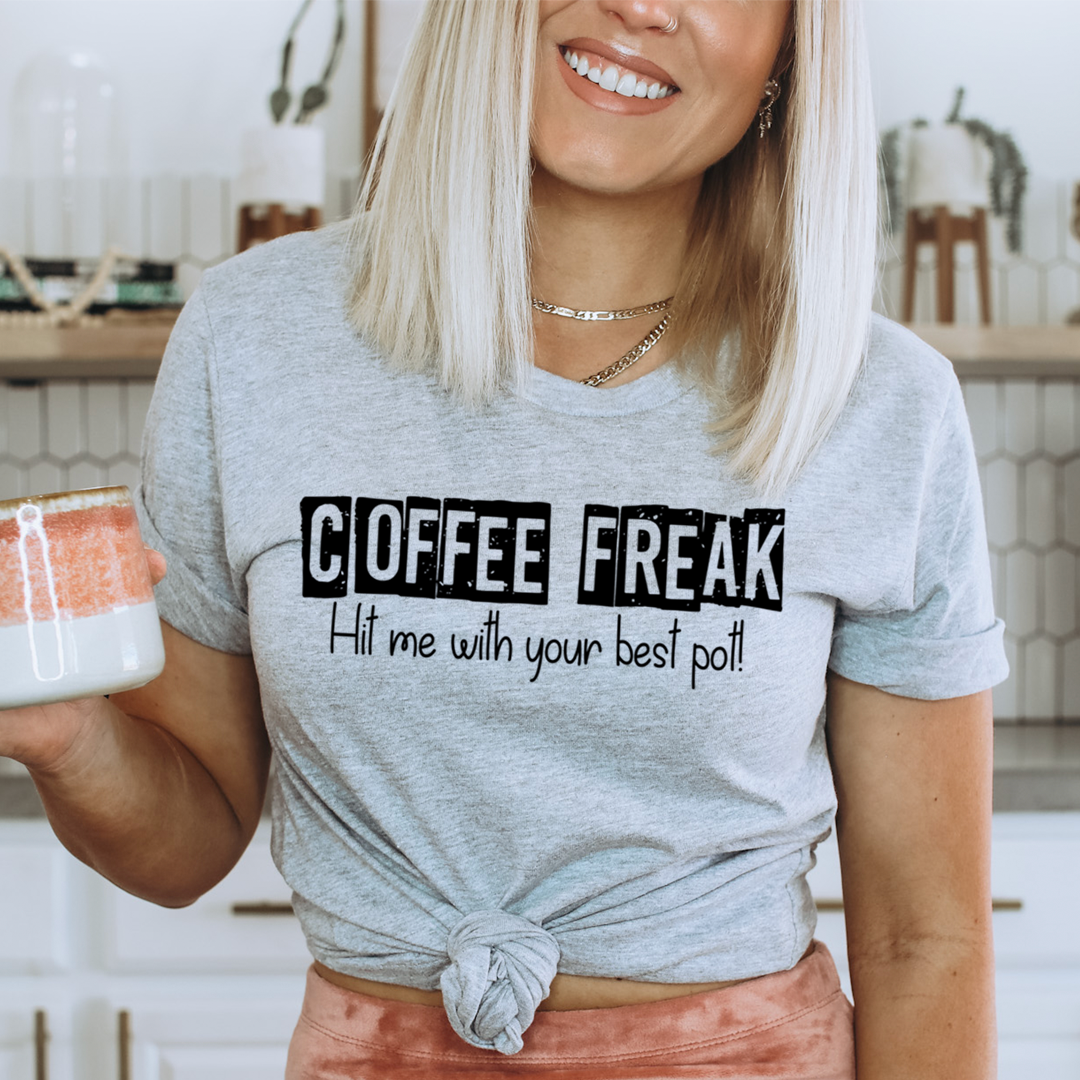 'Coffee Freak' Graphic T-Shirt