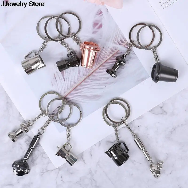 Creative Coffee Keychain Coffeeware Accessories Gift