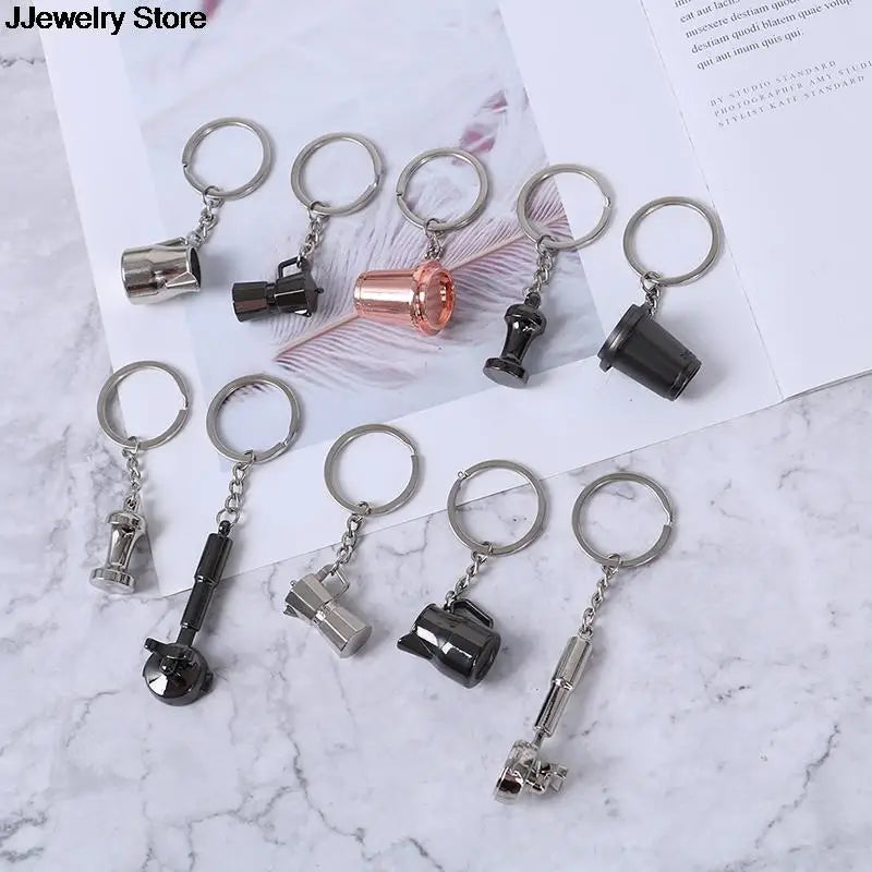 Creative Coffee Keychain Coffeeware Accessories Gift
