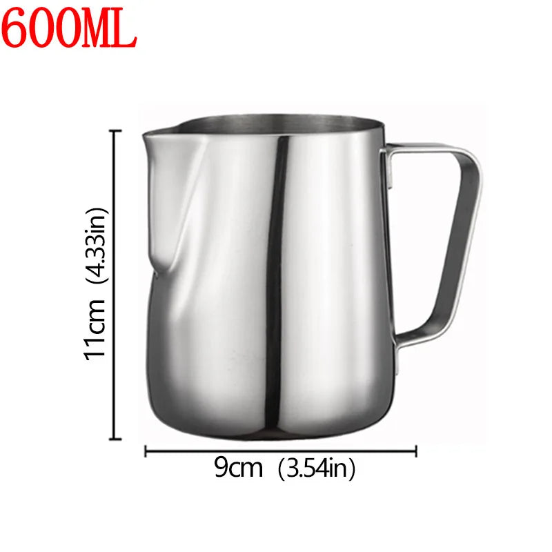 Stainless Steel Milk Frother Jug / Latte Pitcher