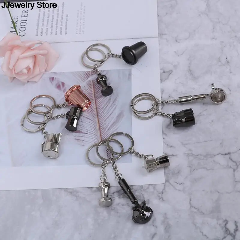 Creative Coffee Keychain Coffeeware Accessories Gift