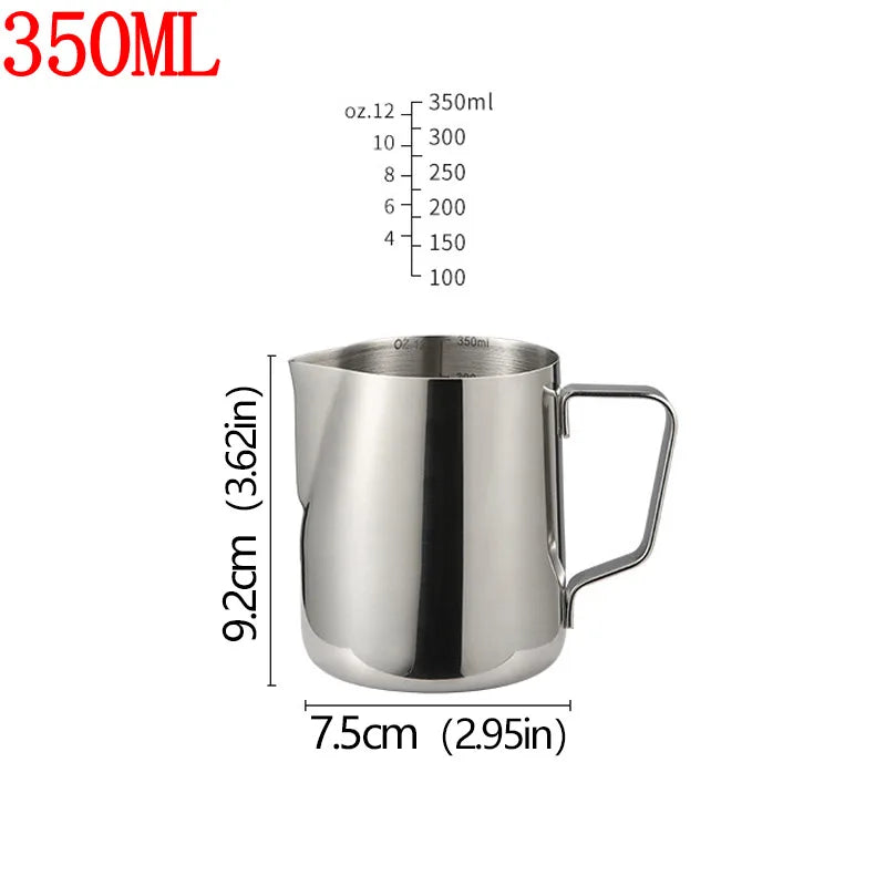 Stainless Steel Milk Frother Jug / Latte Pitcher