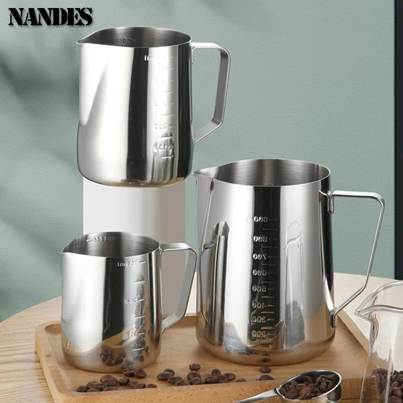 Stainless Steel Milk Frother Jug / Latte Pitcher