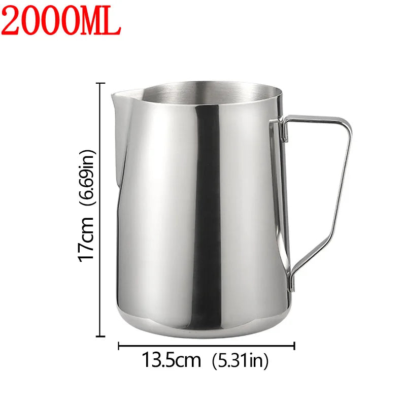 Stainless Steel Milk Frother Jug / Latte Pitcher