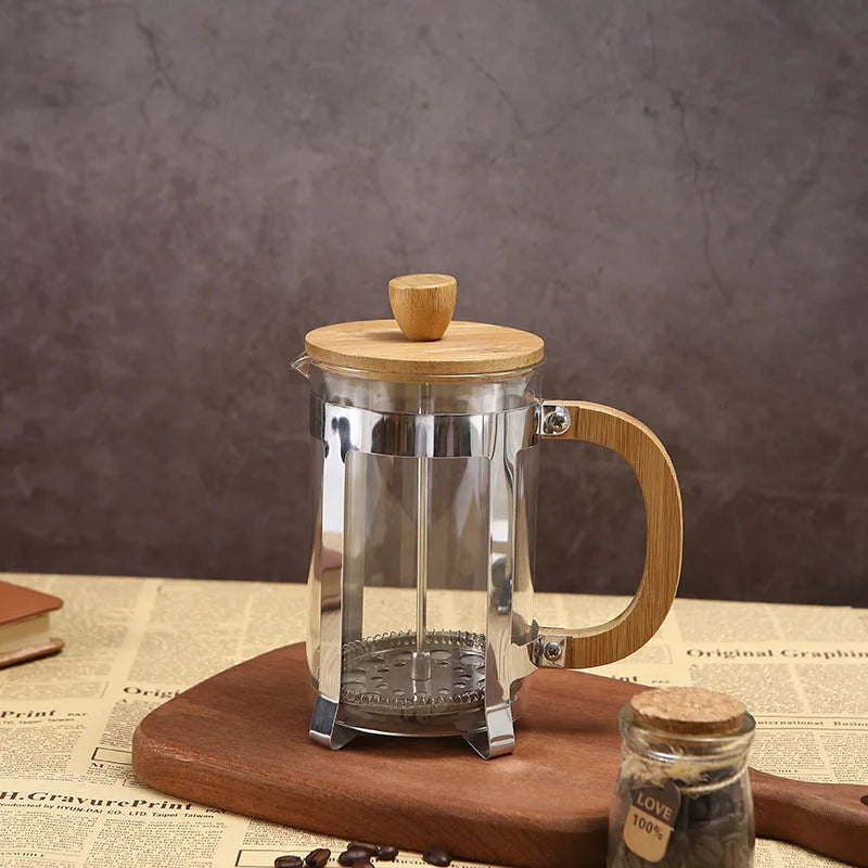 Travel French Press Coffee Maker with Built-in Filter (350ml/600ml)