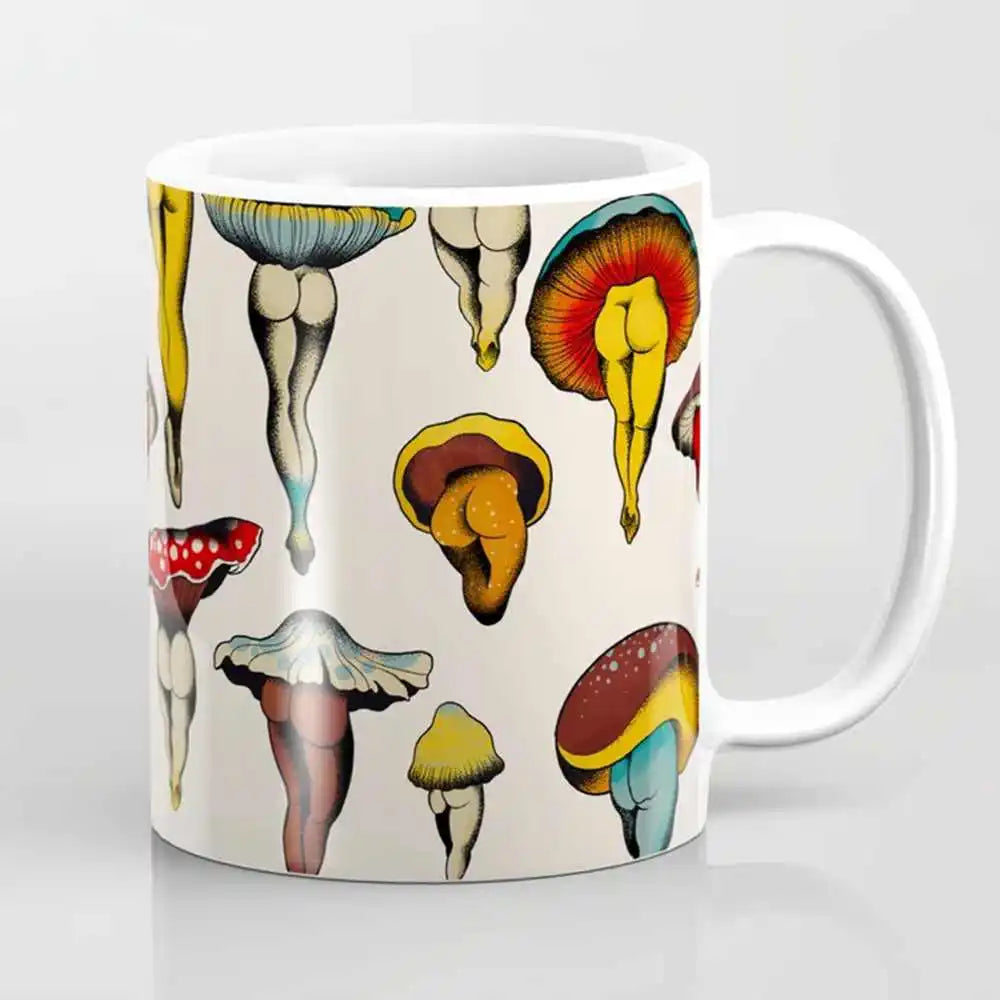 Sexy Mushrooms Coffee Mug11oz Funny Ceramic Coffee Mug Friends Birthday Gift Mug