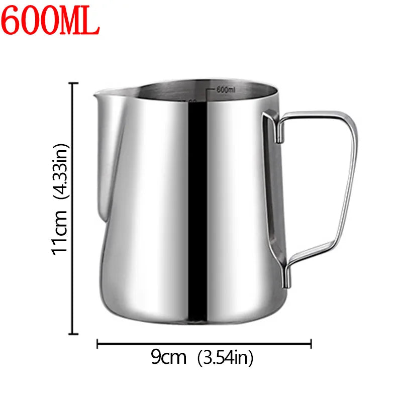 Stainless Steel Milk Frother Jug / Latte Pitcher