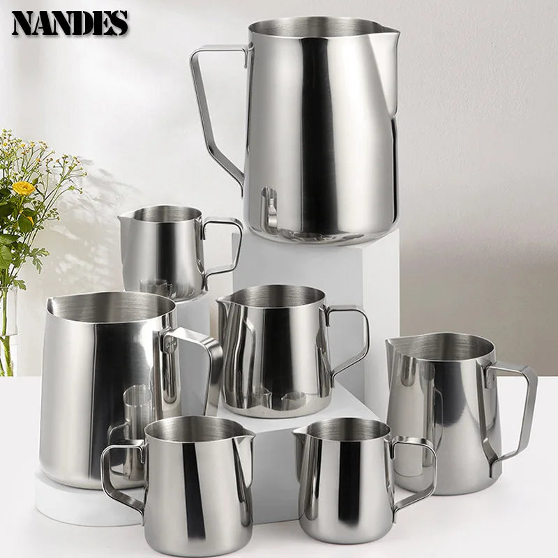 Stainless Steel Milk Frother Jug / Latte Pitcher
