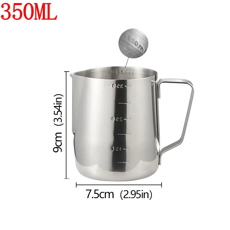 Stainless Steel Milk Frother Jug / Latte Pitcher