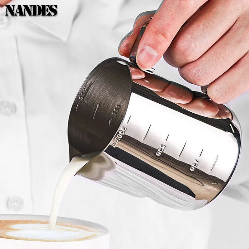Stainless Steel Milk Frother Jug / Latte Pitcher
