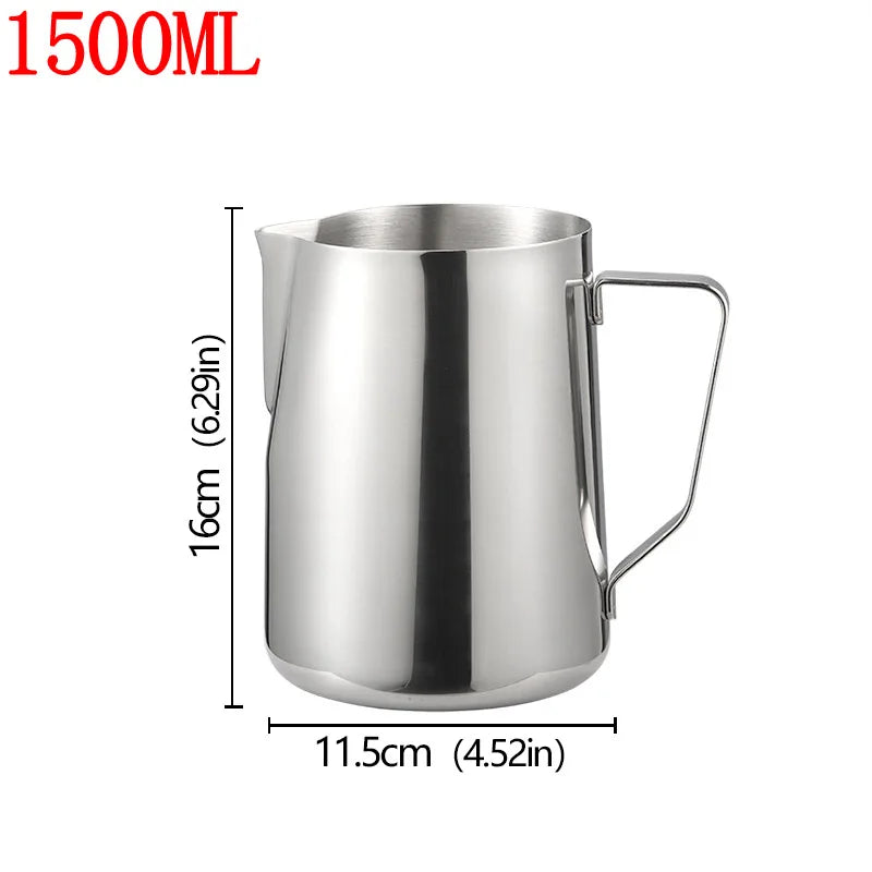 Stainless Steel Milk Frother Jug / Latte Pitcher