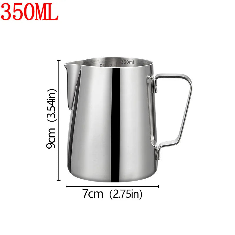 Stainless Steel Milk Frother Jug / Latte Pitcher