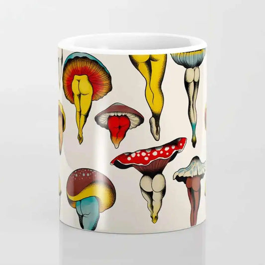 Sexy Mushrooms Coffee Mug11oz Funny Ceramic Coffee Mug Friends Birthday Gift Mug